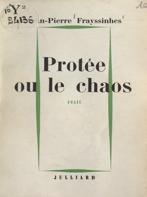 cover image of Protée ou le chaos